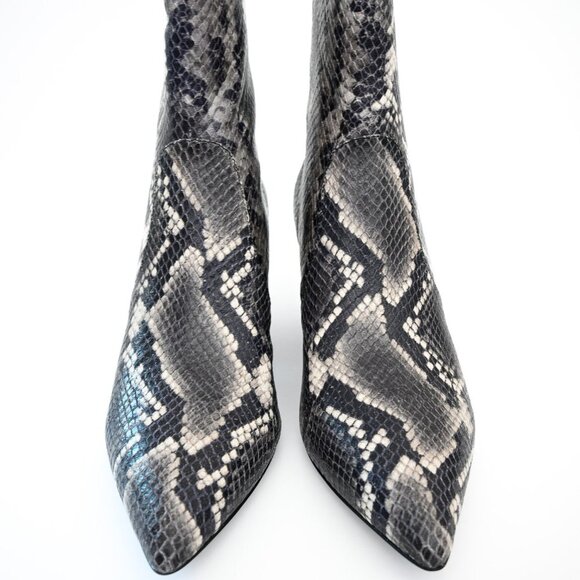 AllSaints Snake Skin Booties - Picture 6 of 8